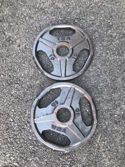 2-10lbs Olympic style weights