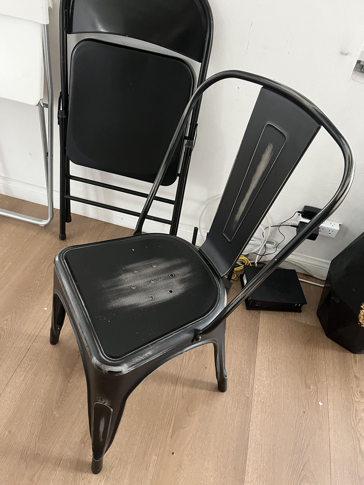 Industrial Bistro Metal Chair