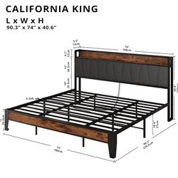 Free California king Bed frame 