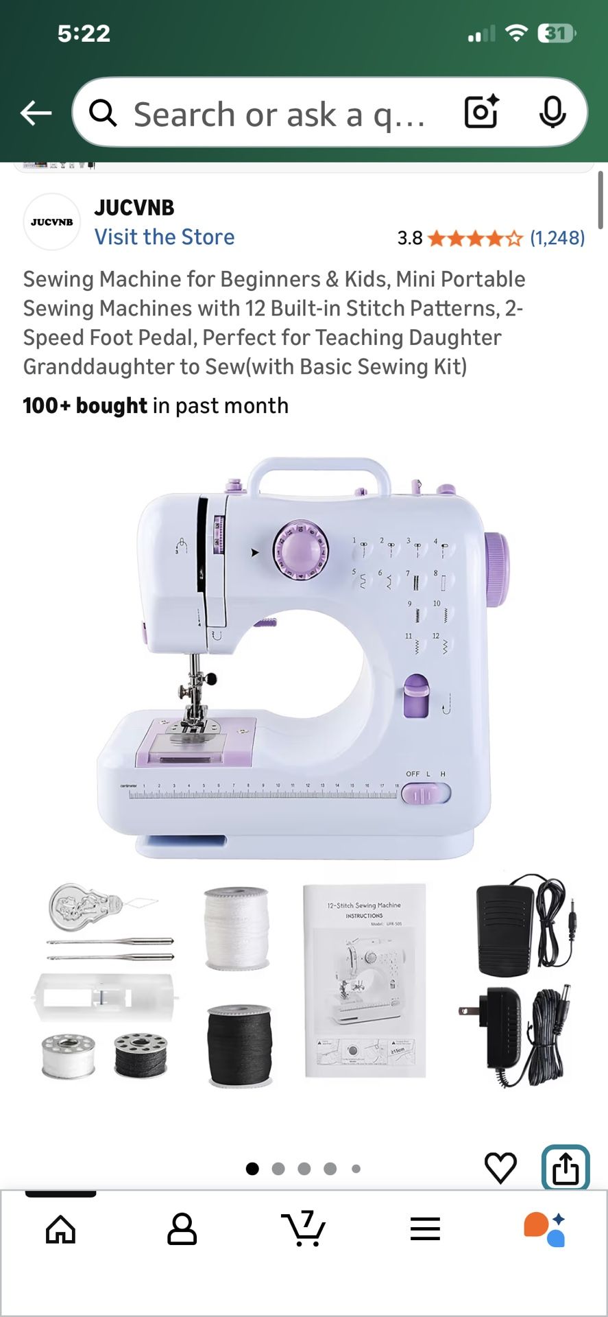 Kids Sewing Machine