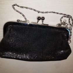 Small Vintage Clutch With Chain Strap