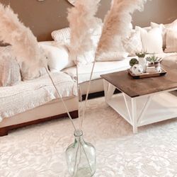 Farmhouse Jug and Pampas 