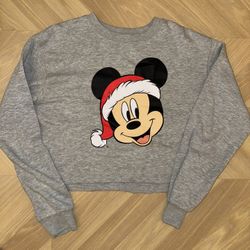 Disney Christmas Mickey Long Sleeve Shirt Size M