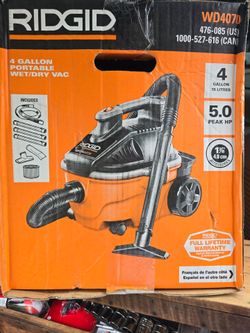 Rigid WD4070 Vacuum kit