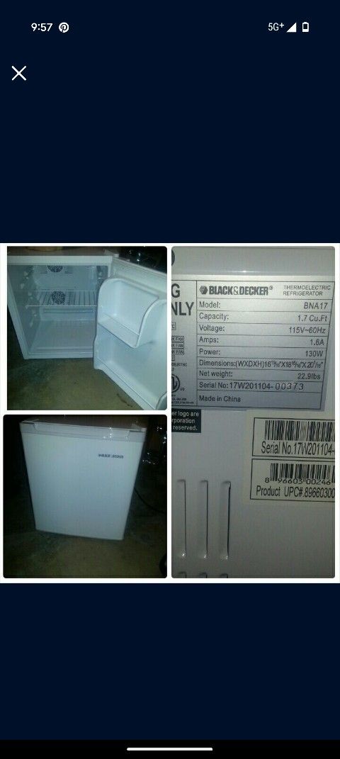 Black & Decker Mini Fridge