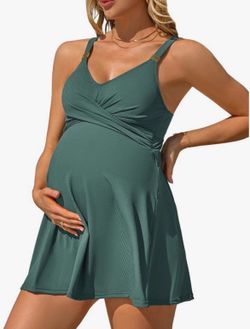 NWT Charmo Maternity Large Swimdress