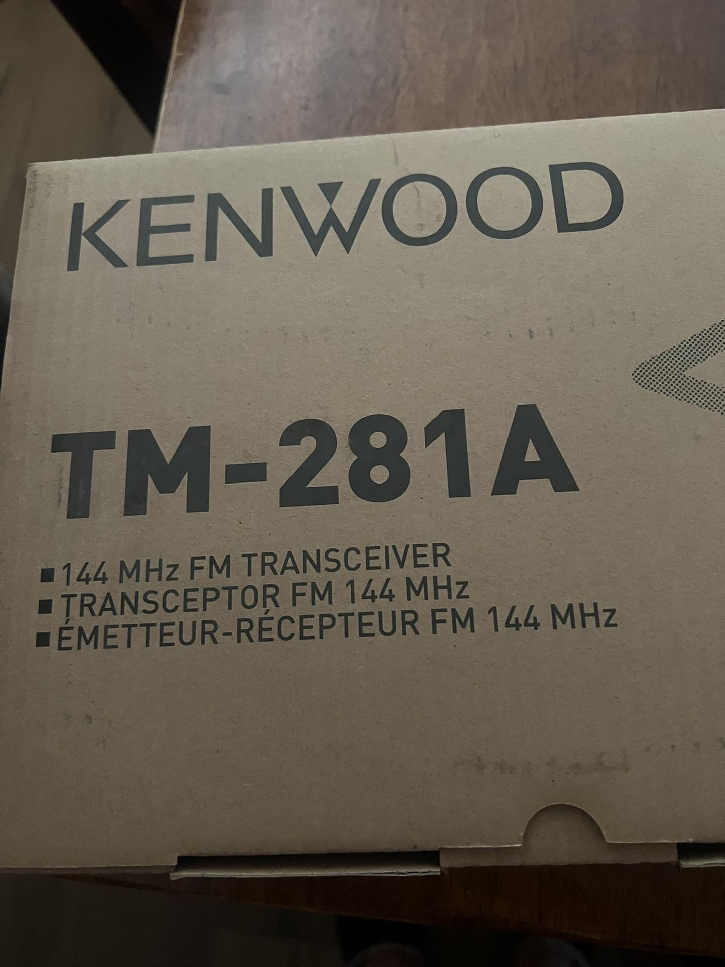 Kenwood TM-281A/TM-281E  MHz FM Receiver 