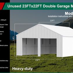 23 X 22 Metal Garage Building New