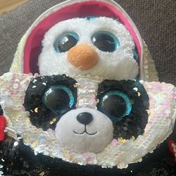 Ty  Plush And Mini Backpack 