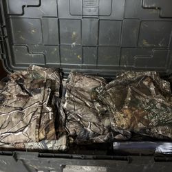 Lot Of Men And Women’s Camp Hunting Camo Clothes And Accessories