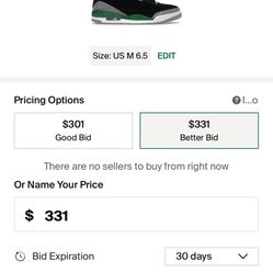 Air Jordan Retro 3 “Pine Green”