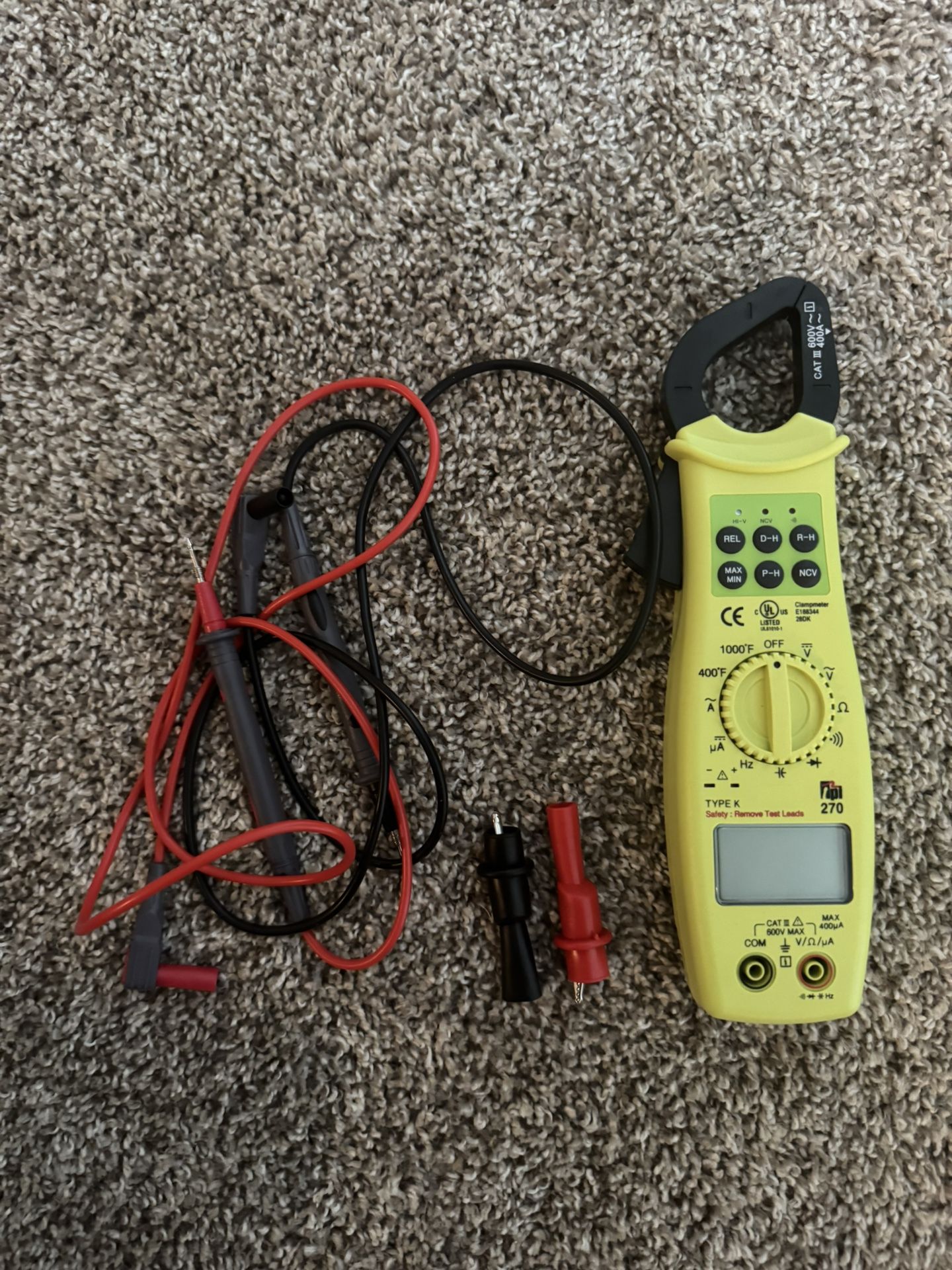 TPI 270 HVAC-R Autoranging Digital Clamp Multimeter