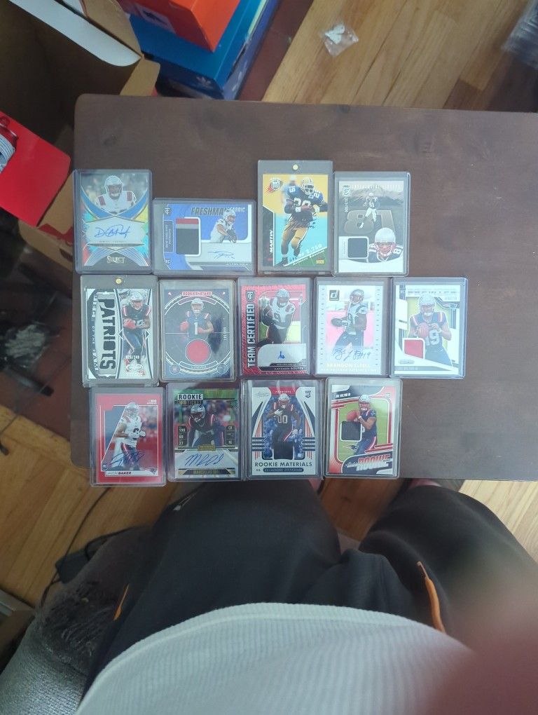 New England Patriots Card Lot