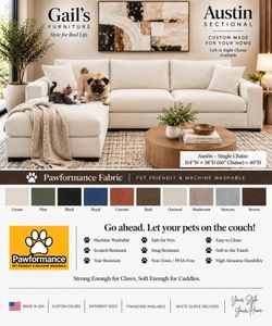 Pet Friendly !!! 2 Pc Sofa and Chaise Custom sectional. Multiple color options!!