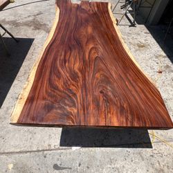 Beautiful Grain, Solid, Live Edge Slabs  