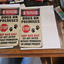 No Trespassing Signs