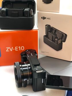Sony ZV-E10 Mirrorless Camera with 16-50mm f/3.5-5.6 Lens (Other Accessories also available)