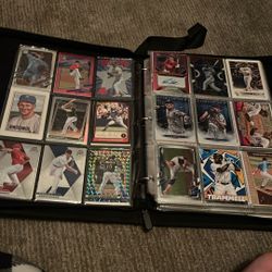 baseball and football cards