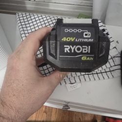 Ryobi  40v  battery 