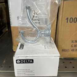 Delta Double Towel Hook in Polished Nickel