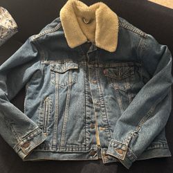 Men’s Levi Jacket, Sheepskin Xl