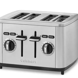Cuisinart Stainless Steel 4-Slice Toaster, CPT-14WM Stainless Steel