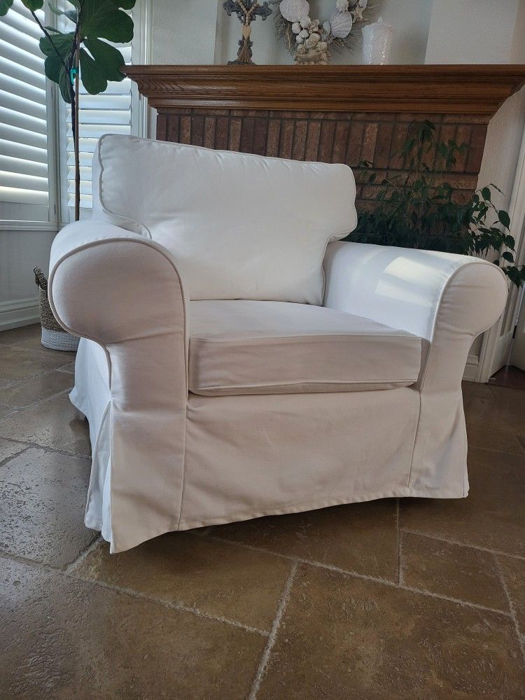 IKEA Ektorp White Armchair