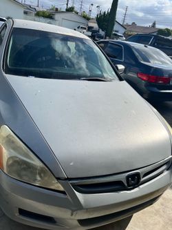 Silver 2006 Honda Accord 4D 4 cyl sedan