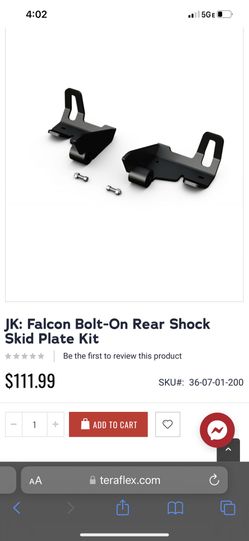 falcon shock skid plate jk