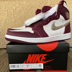 New Nike Air Jordan 1 Retro High OG  ‘Bordeaux’ (555088-611) 