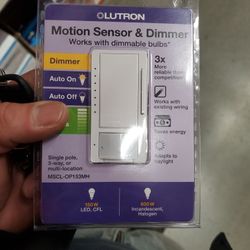 Lutron Motion Sensor & Dimmer