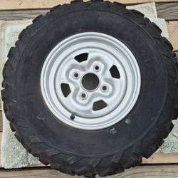 25x8-12 Dunlop Tubeless Atv Wheel And Tire
