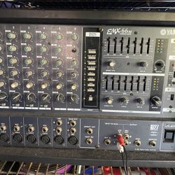 Yahama  Emx 66m Mixer And Yamaha Br15 Speakers 
