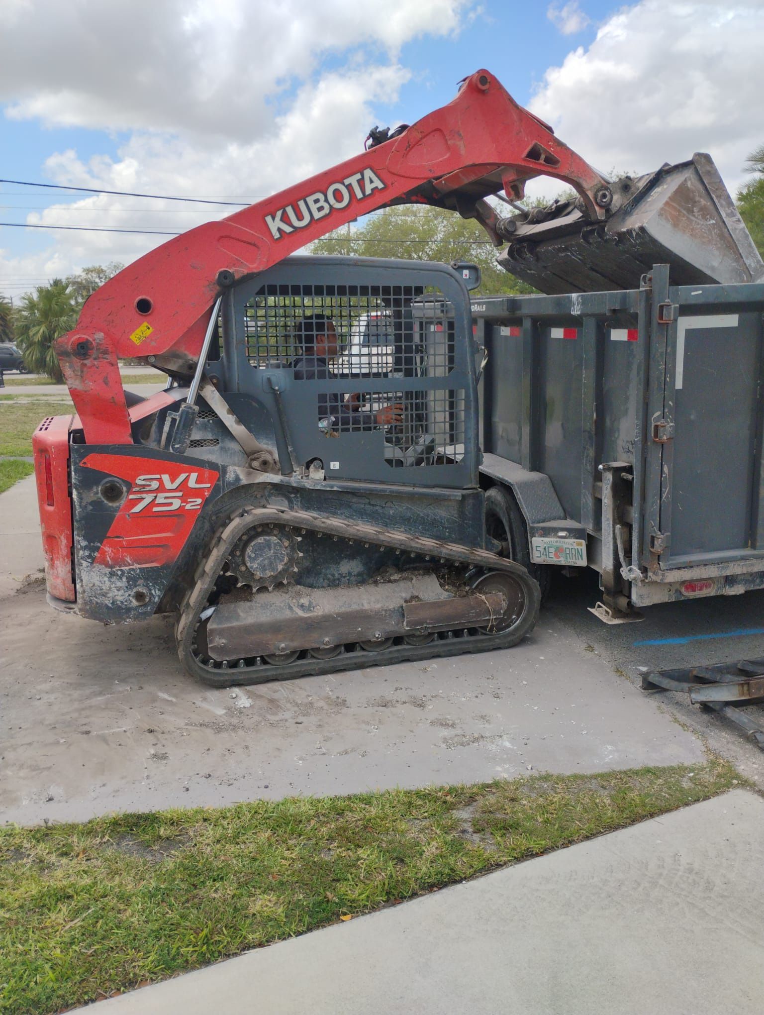Bobcat Excavadora Volteó