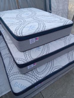 Queen Size Mattress Pillow Top New
