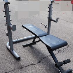 Squat Stand & Exercise Bench