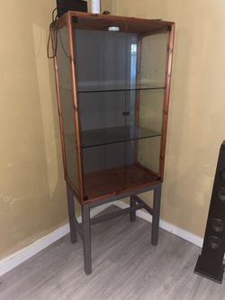 Wooden Display Cabinet $45 OBO