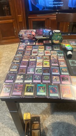 Assorted Yu-Gi-Oh cards