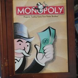 MONOPOLY game special edition in wood box new never used 