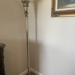 🪔Vintage Quoizel Brass Floor Lamp – For Repair or Parts