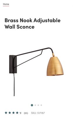 Brass Wall Sconces
