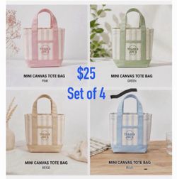 Trader Joe’s original totes (selling as a set) $25