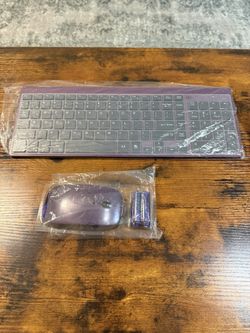 ⌨️ Wireless Keyboard and Mouse Combo – Ultra Slim, Silent Keys (2.4G USB)