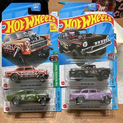 Hot Wheels 🛞 All Four Chevy Bel Air Sold Together 