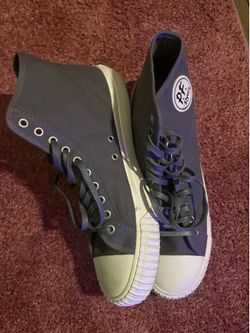 P.F. Flyers gray high-top sneakers in size 11.5.