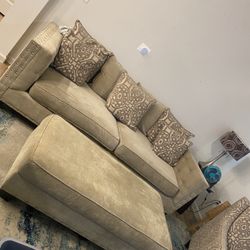 Couch W/ottoman And Chair NEED GONE TODAY!!!