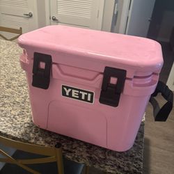 PINK Yeti Roadie 15 Hard Cooler 