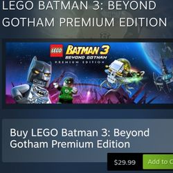 Lego Batman 3: Beyond Gotham Premium Edition - PC (Steam Key)