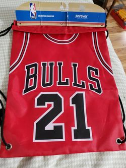Bulls drawstring bag