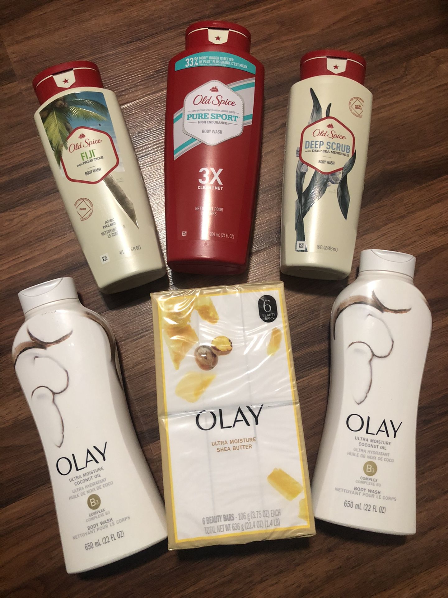 Old spice and Olay , all for $25